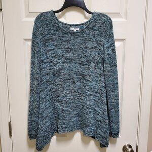 Mottled Weave Long Sleeved Sweater